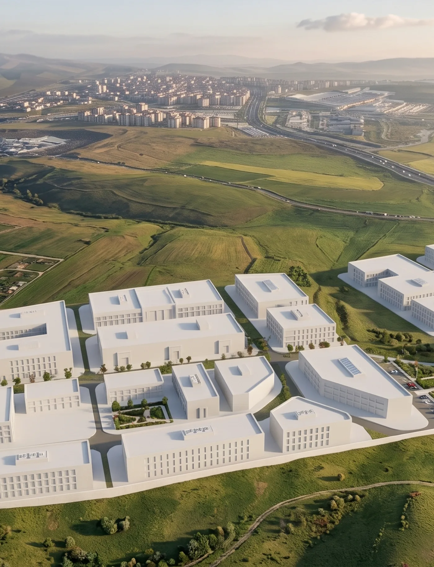 Arterra City bölgesinden kuşbakışı görünüm